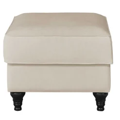 Wohnen Gepolsterter Hocker im Vintage Landhaus Look - Merandes