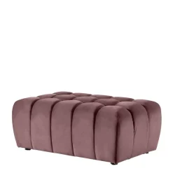 Wohnen Sessel & Hocker|Barhocker*Gepolsterter Hocker in Altrosa - Kanellaz