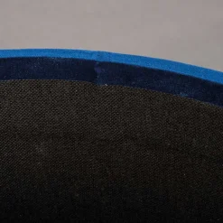 Wohnen Retro Möbel|Hocker*Gepolsterter Hocker in Blau & Gold - Chasmarin