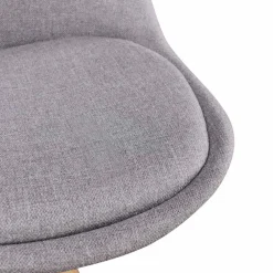 Wohnen Gepolsterter Schalenstuhl Charisse mit Stoffbezug (2er Set)