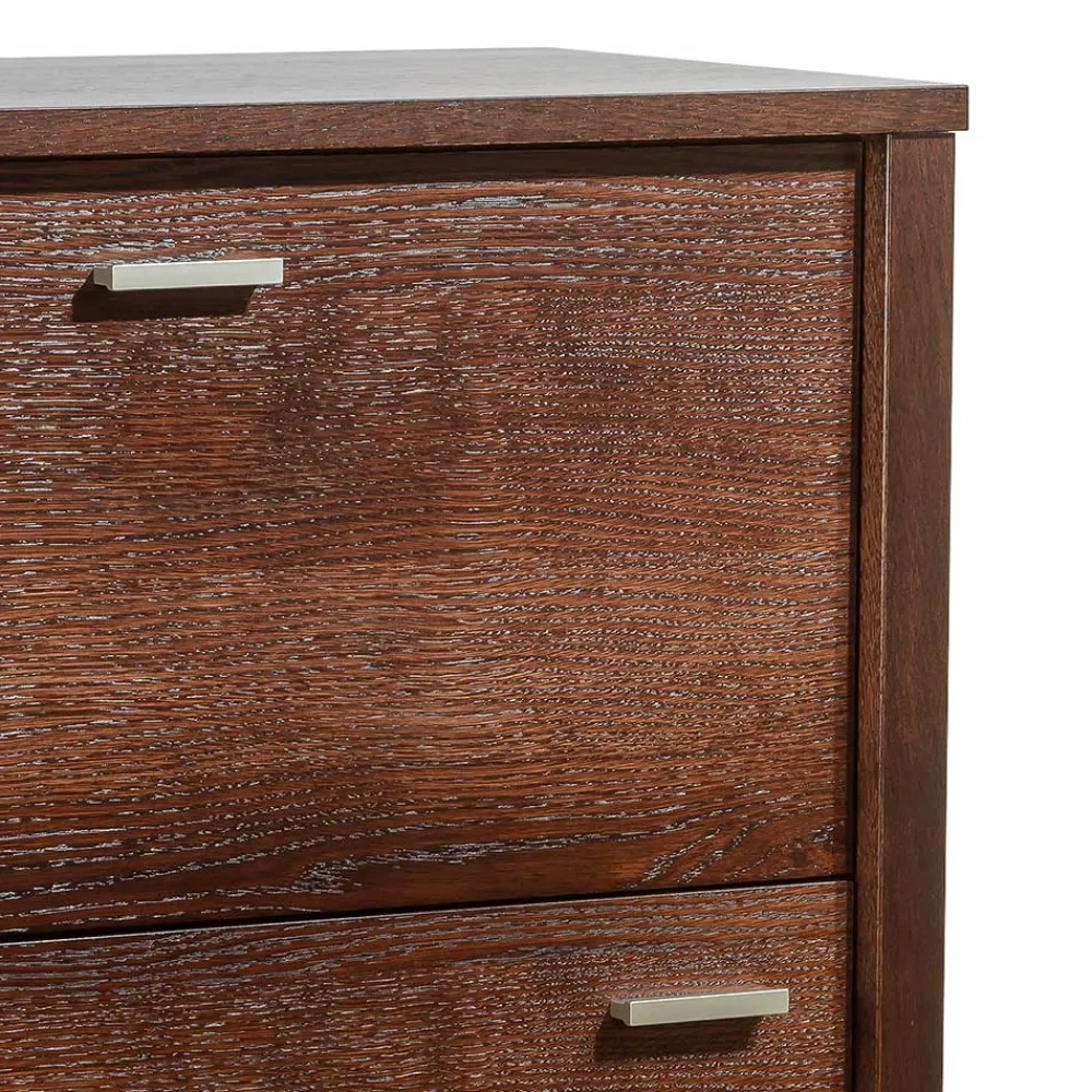 Wohnen Geradlinige Schreibkommode in Wenge Braun - Glosidrana