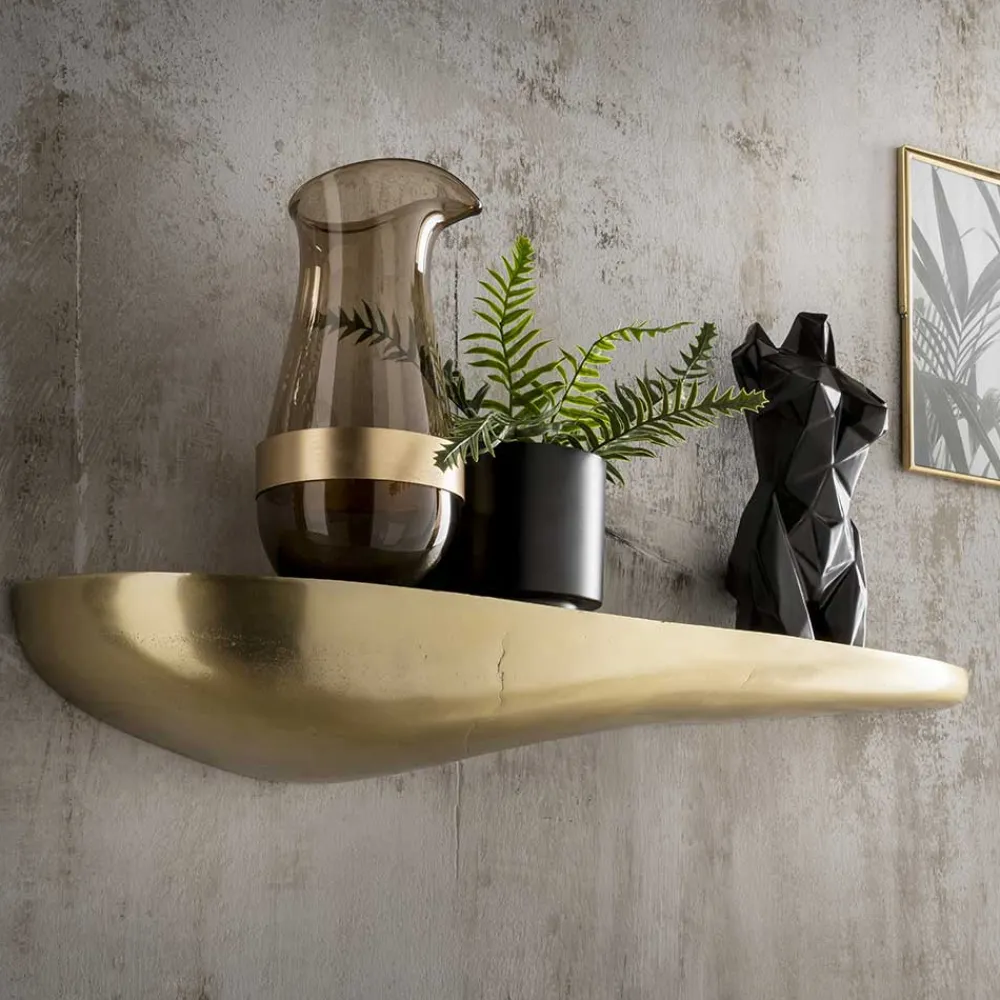 Wohnen Esszimmerregale|Regale*Geschwungenes Hängeregal aus Aluminium - Dymons