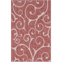 Wohnen Gewebter Teppich aus PP mit Ornament Motiv - Rick