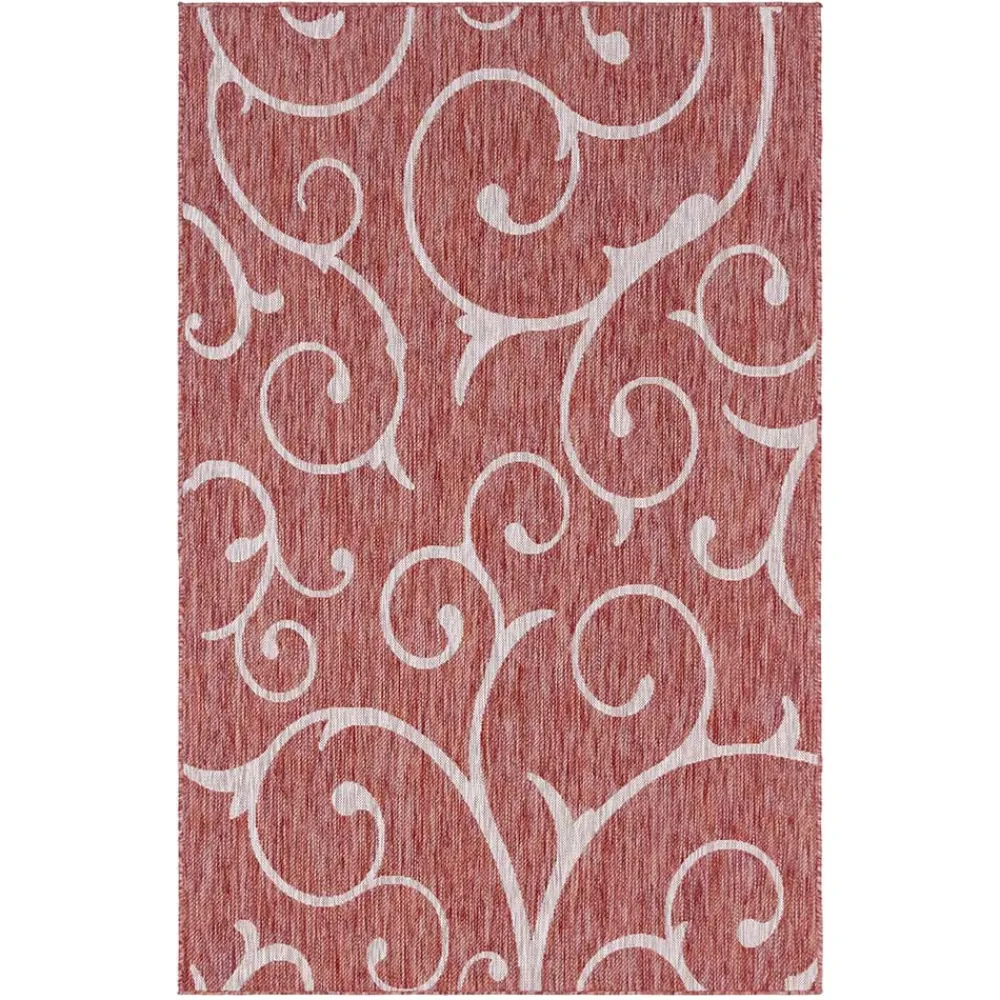 Wohnen Gewebter Teppich aus PP mit Ornament Motiv - Rick