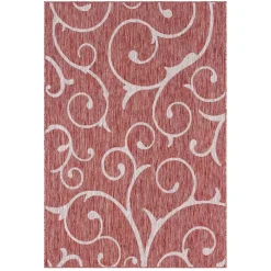 Wohnen Gewebter Teppich aus PP mit Ornament Motiv - Rick