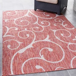 Wohnen Gewebter Teppich aus PP mit Ornament Motiv - Rick