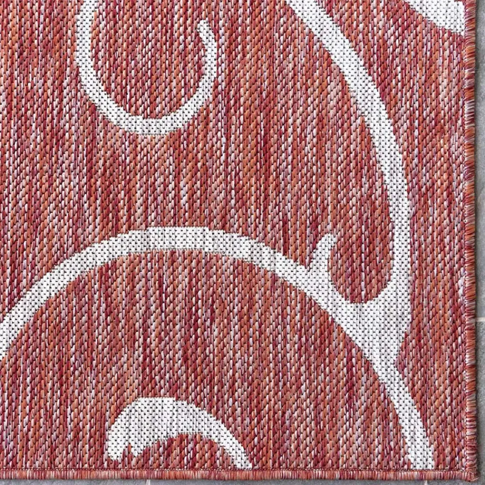 Wohnen Gewebter Teppich aus PP mit Ornament Motiv - Rick