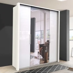 Wohnen Gleittüren Schlafzimmerschrank mit Spiegel - Dolienca