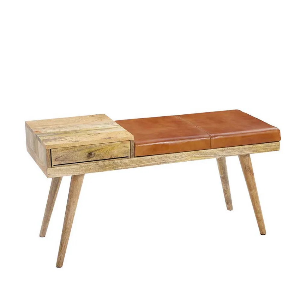 Wohnen Günstige Design Polsterbank mit Leder - Zanyorita