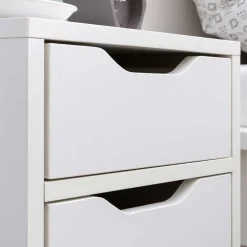 Wohnen Günstige Nachtkommode mit drei Schubladen - Jian