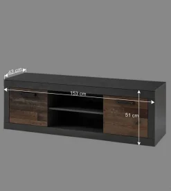 Wohnen Günstige TV Wohnwand Möbel Set - Timuras (dreiteilig)