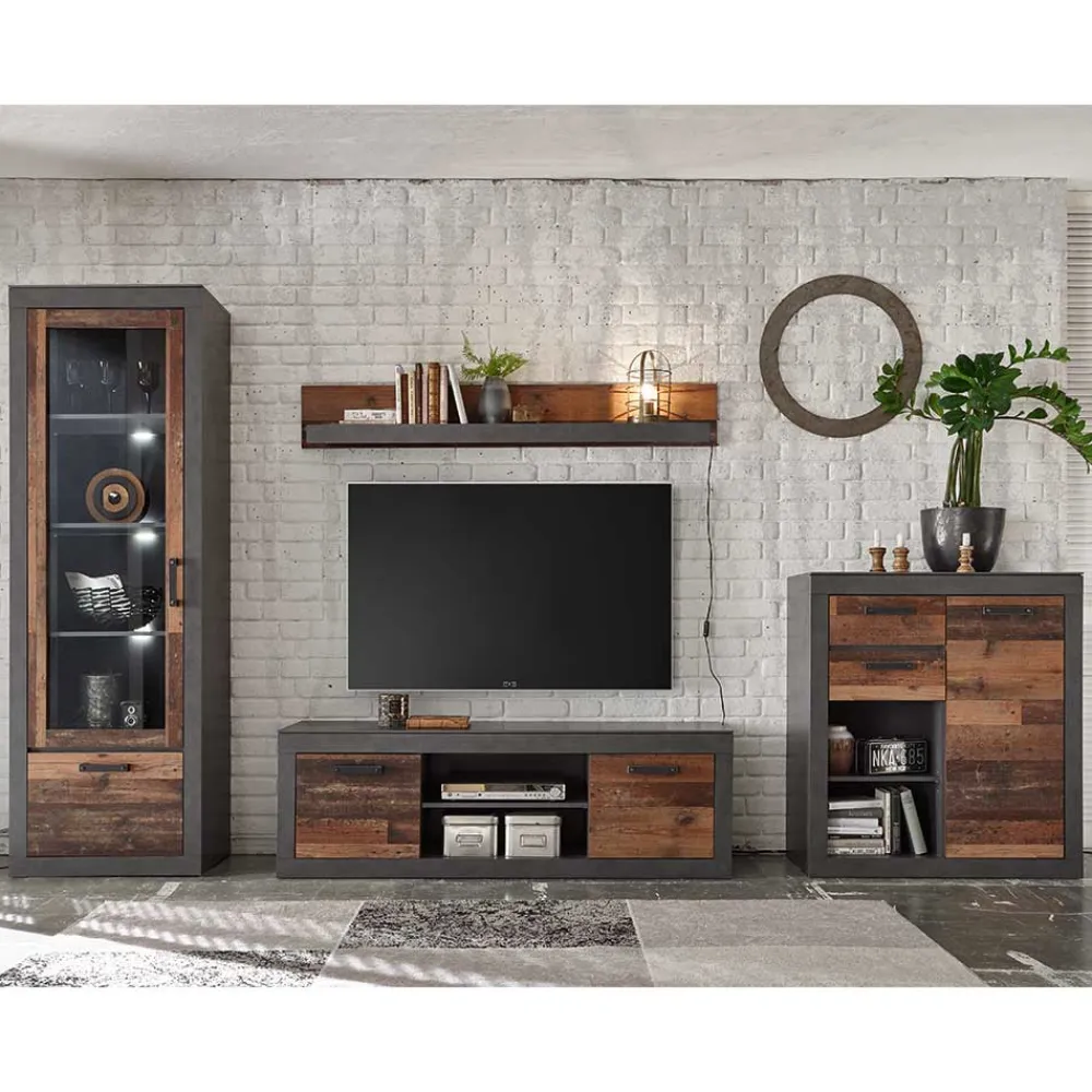 Wohnen Günstige Wohnmöbel Kombination - Timuras (vierteilig)