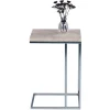 Wohnen Telefontische*Günstiger Beistelltisch mit Betonoptik Lady & Metallgestell verchromt
