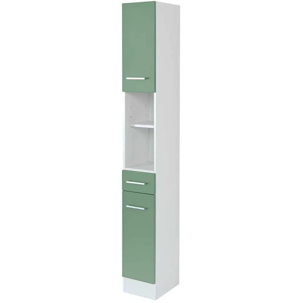 Wohnen Günstiger Hochschrank fürs Bad 25x190x35 cm - Loenixa