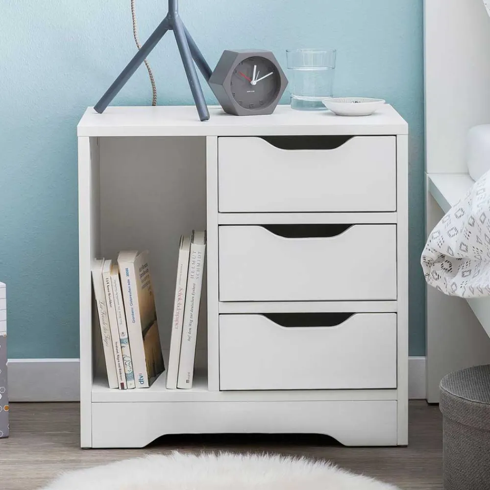 Wohnen Nachttische*Günstiger Nachttisch mit Schubladen - Tenny