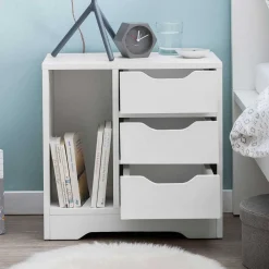 Wohnen Nachttische*Günstiger Nachttisch mit Schubladen - Tenny