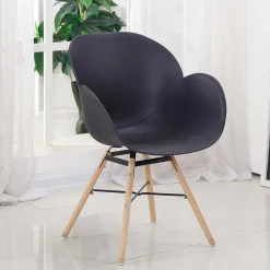 Wohnen Retro Möbel|Küchenstühle*Günstiger Tischsessel mit Sitzschale - Raimar (Set)