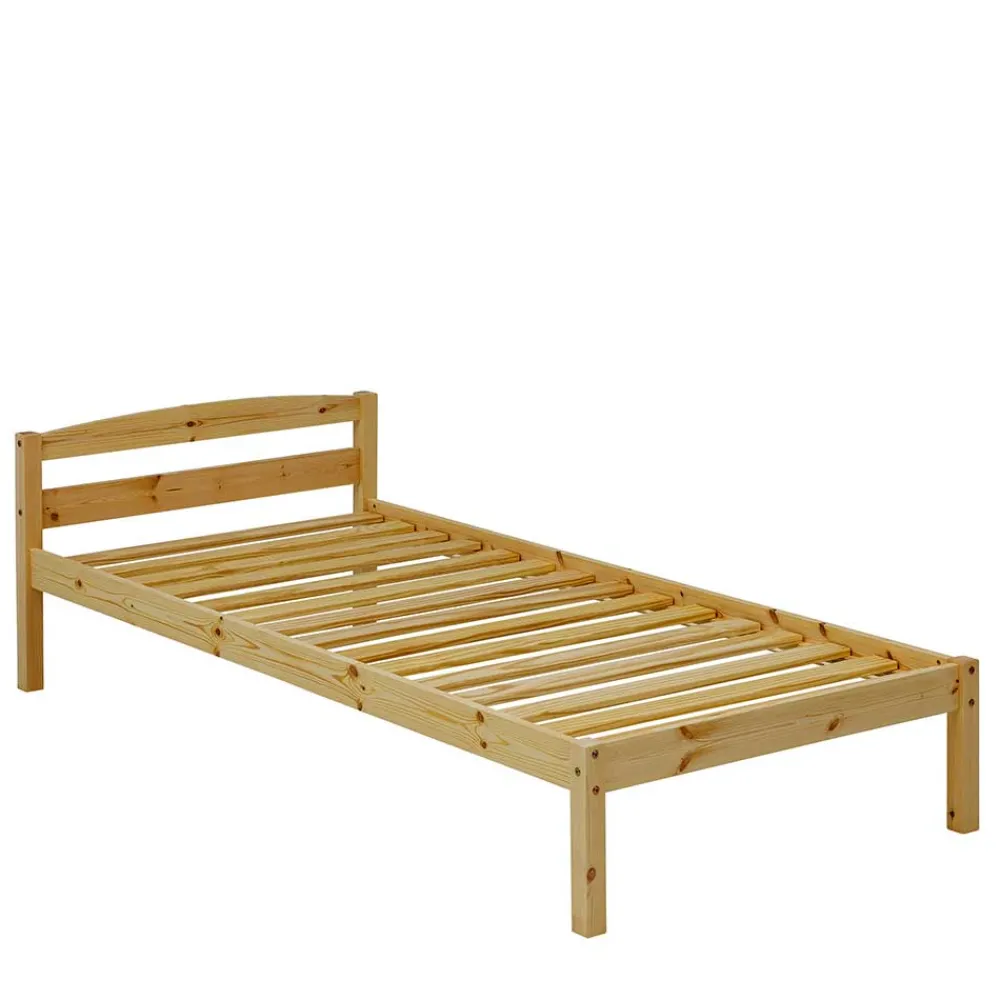 Wohnen Günstiges Holzbett aus Fichte Massivholz - Niels