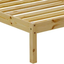 Wohnen Günstiges Holzbett aus Fichte Massivholz - Niels