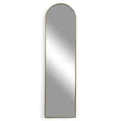 Wohnen Spiegel|Flurspiegel*Goldener Designspiegel - oben bogenförmig - Zolencas