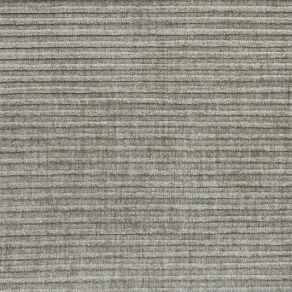 Wohnen Graubrauner Couchhocker aus Strukturstoff - Gela