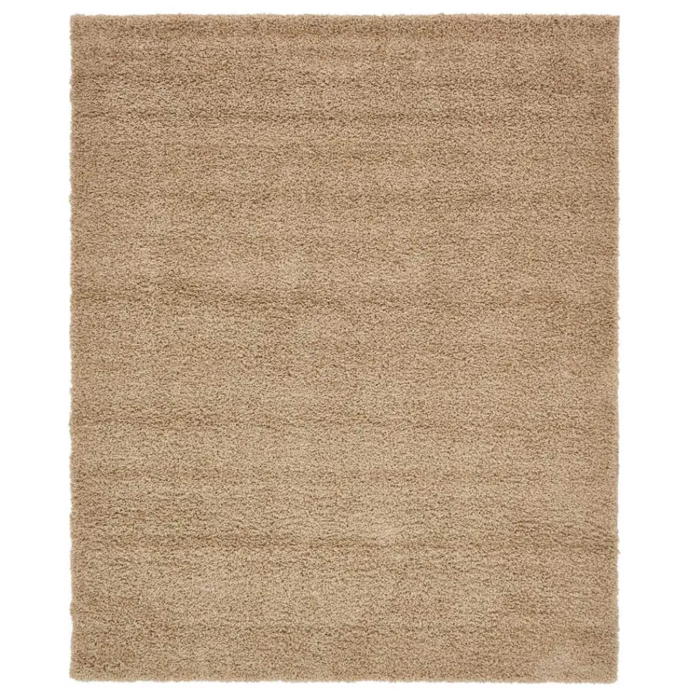 Wohnen Graubrauner Teppich mit Hochflor - Liv