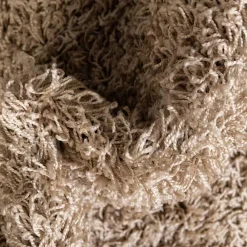 Wohnen Graubrauner Teppich mit Hochflor - Liv