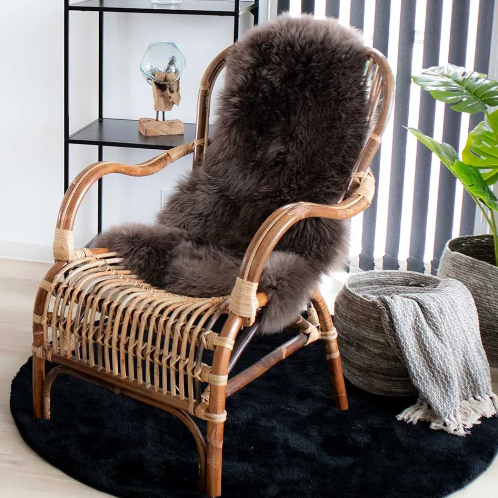 Wohnen Graubraunes Fell Schaffell - Progressive