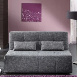 Wohnen Sofas|Sofa*Graue Bettcouch mit Faltmechanik - Dalicia