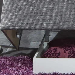 Wohnen Sofas|Sofa*Graue Bettcouch mit Faltmechanik - Dalicia