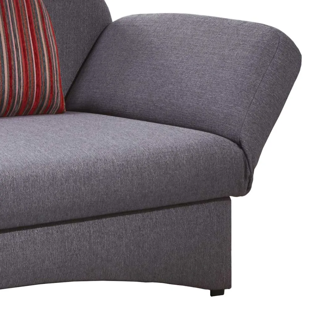 Wohnen Graue Federkern Schlafcouch mit Bettkasten - Langos