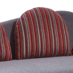 Wohnen Graue Federkern Schlafcouch mit Bettkasten - Langos