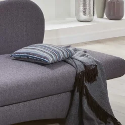 Wohnen Graue Federkern Schlafcouch mit Bettkasten - Langos