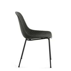 Wohnen Graue Küchenstühle mit Schalensitz - Dresconio (4er Set)