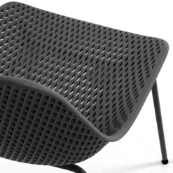 Wohnen Graue Küchenstühle mit Schalensitz - Dresconio (4er Set)