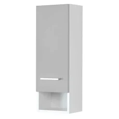 Wohnen Graue Möbel|Weiße Möbel*Graue Möbel Zusammenstellung fürs Bad - Girios (fünfteilig)