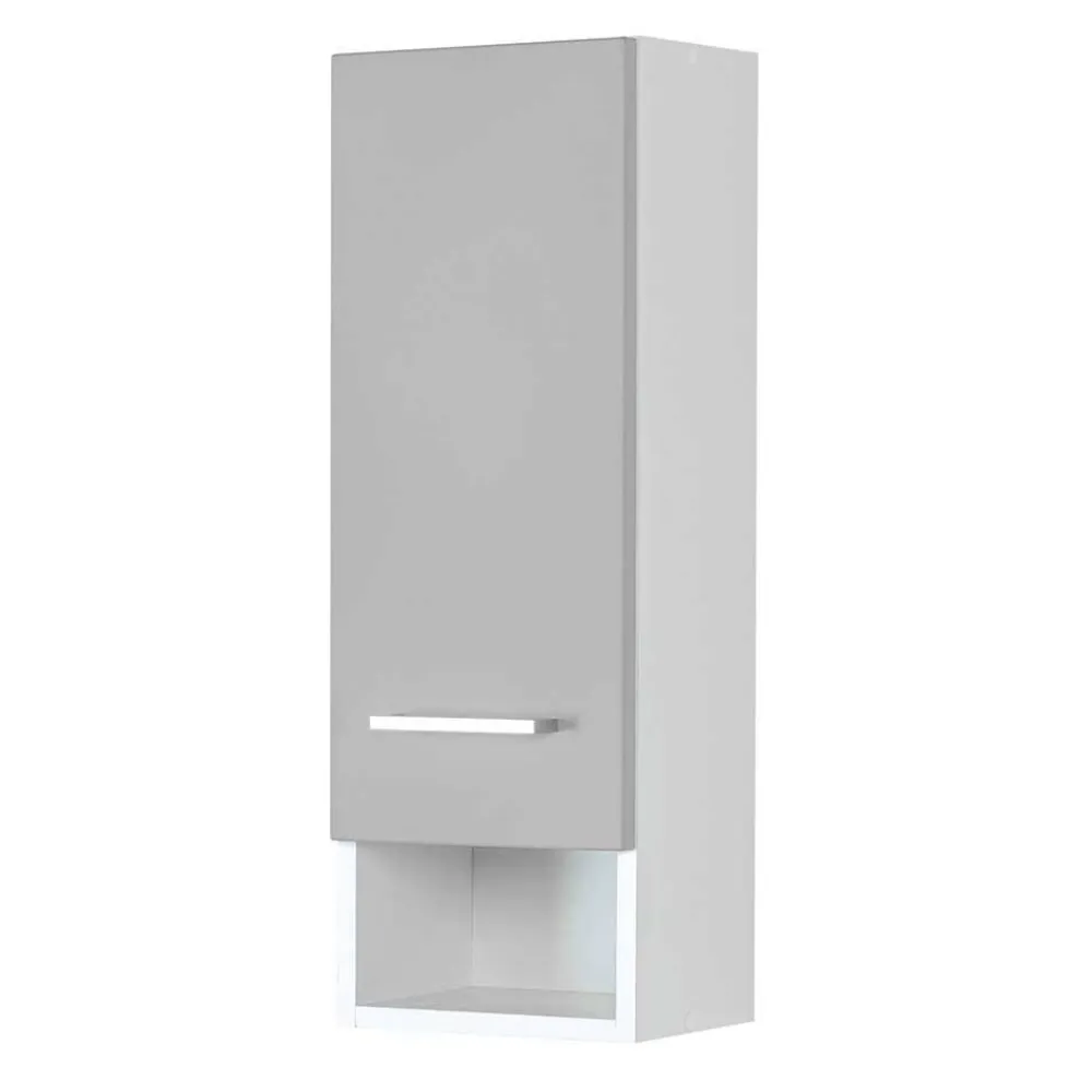 Wohnen Graue Möbel|Weiße Möbel*Graue Möbel Zusammenstellung fürs Bad - Girios (fünfteilig)