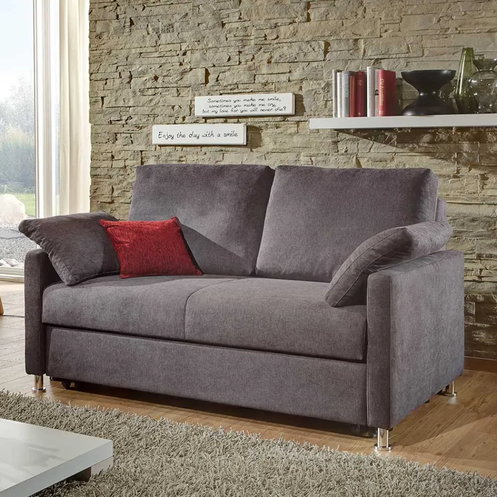 Wohnen Betten|Betten*Graue Schlafcouch in drei Breiten - Jaxon