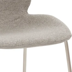 Wohnen Sessel & Hocker|Barhocker*Grauer Barstuhl im Material Mix - Ruvenz