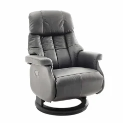 Wohnen Grauer Fernsehessel Enjisaco mit ausklappbarer Schlaffunktion