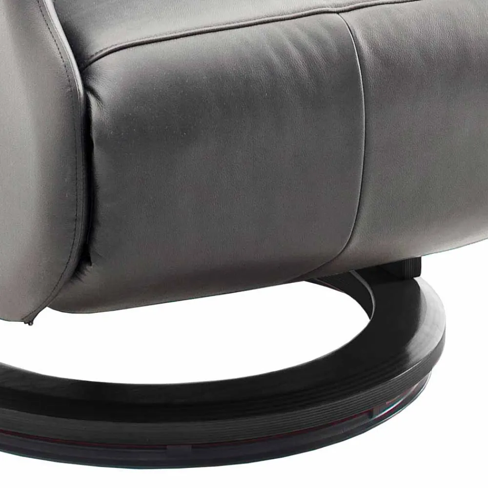 Wohnen Grauer Fernsehessel Enjisaco mit ausklappbarer Schlaffunktion