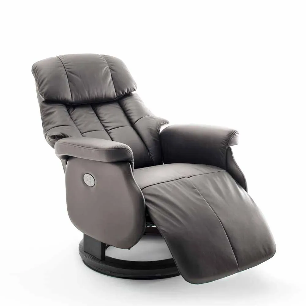 Wohnen Grauer Fernsehessel Enjisaco mit ausklappbarer Schlaffunktion