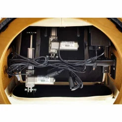 Wohnen Grauer Fernsehessel Enjisaco mit ausklappbarer Schlaffunktion