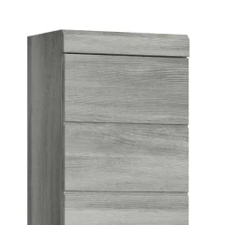 Wohnen Badschränke|Schränke*Grauer Hängeschrank mit Tür und Fach - Baloon