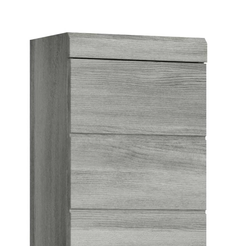 Wohnen Badschränke|Schränke*Grauer Hängeschrank mit Tür und Fach - Baloon