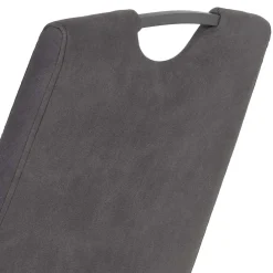 Wohnen Küchenstühle|Esszimmerstühle*Grauer Microfaser Stuhl mit Schwingfuß - Racelyn (Set)