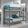 Wohnen Kinderbetten*Graues Stockbett Etagenbett in drei Höhen - Vadromo