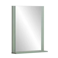 Wohnen Spiegel|Flurspiegel*Graugrüner Spiegel mit Ablage - Velmarun