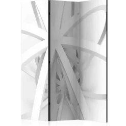 Wohnen Paravents*Grauton Paravent mit abstraktem Motiv - Legramo