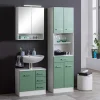 Wohnen Grüne Badezimmermöbel günstig - Loenixa (dreiteilig)